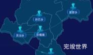 echarts日喀则市吉隆县geoJson地图自定义label样式实例代码