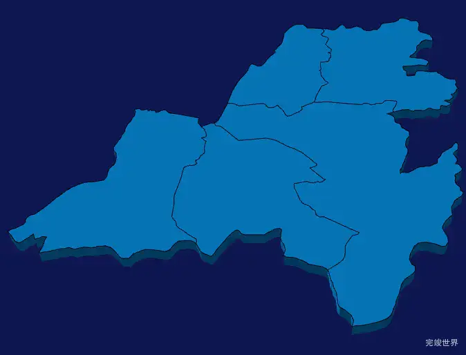 echarts日喀则市岗巴县geoJson地图3d地图实例旋转动画