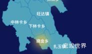 echarts昌都市左贡县geoJson地图热力图实例代码