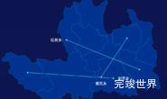 echarts昌都市边坝县geoJson地图自定义引导线代码演示