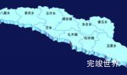 echarts林芝市波密县geoJson地图3d地图效果实例