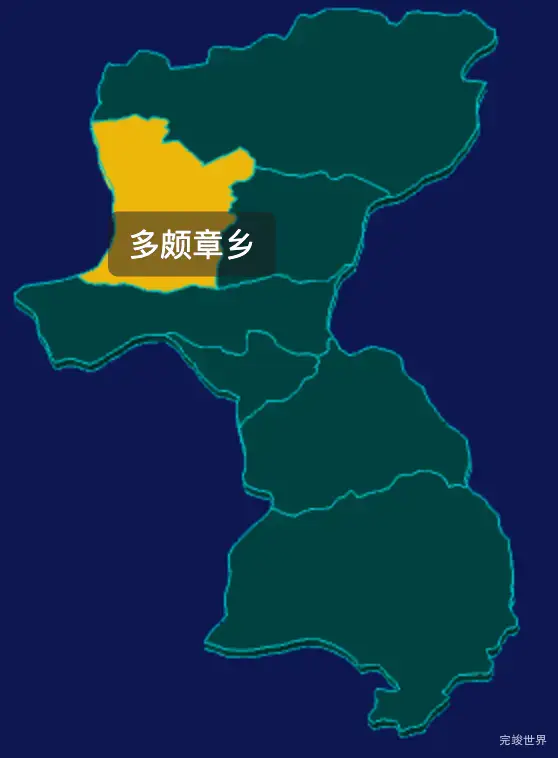 threejs山南市乃东区geoJson地图3d地图