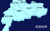 echarts山南市浪卡子县geoJson地图3d地图实例代码