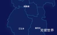 echarts阿里地区措勤县geoJson地图地图下钻展示演示实例