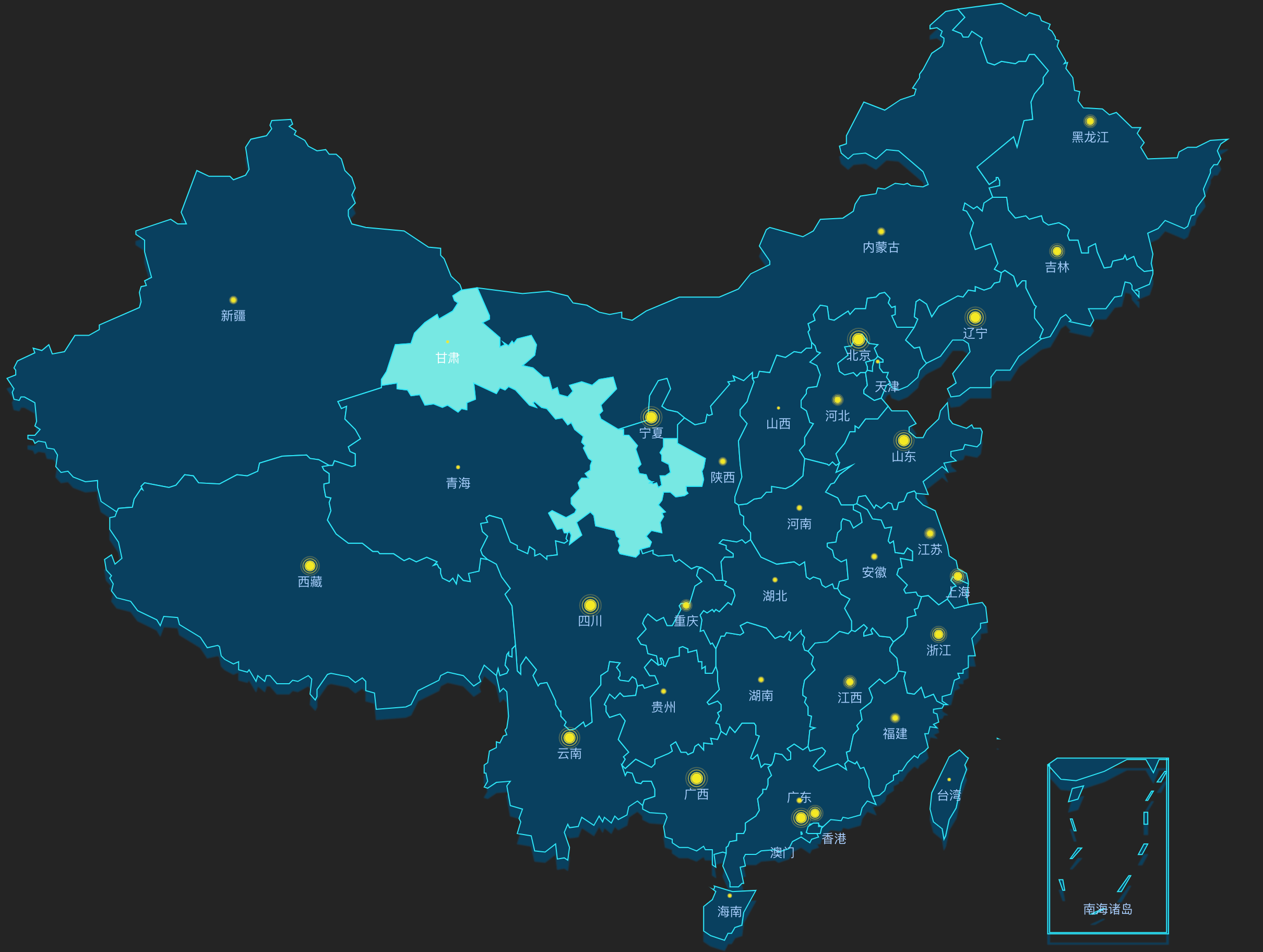 echarts点击地图跳转到指定地址