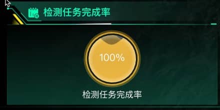 检测任务完成率