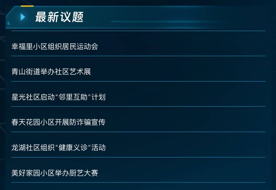 最新议题