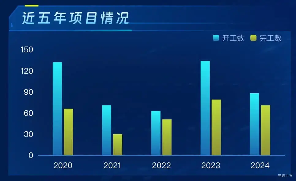 近五年项目情况