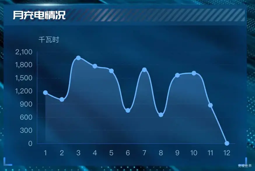 月充电情况