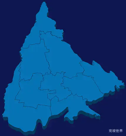 echarts成都市温江区geoJson地图3d地图实例旋转动画