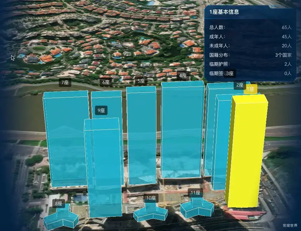 cesium3d楼栋渲染