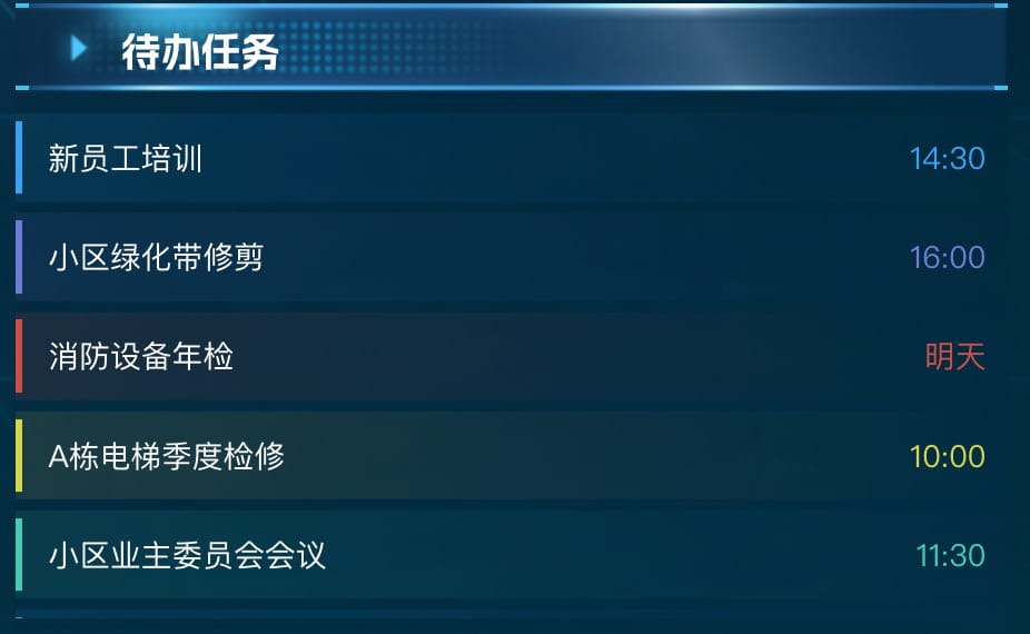 待办任务