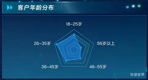 客户年龄分布