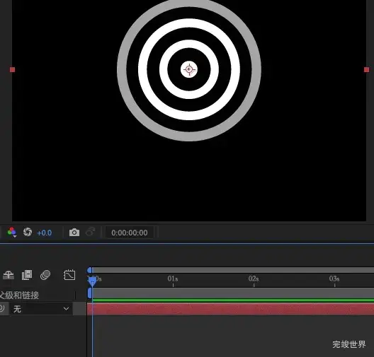 轨道条往前拖一拖 让其一开始就是完整的
