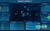 智慧警务大屏指挥中心 可视化数据大屏 vue3
