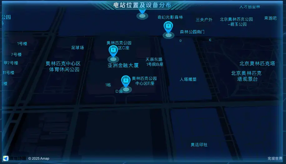 电站位置及设备分布