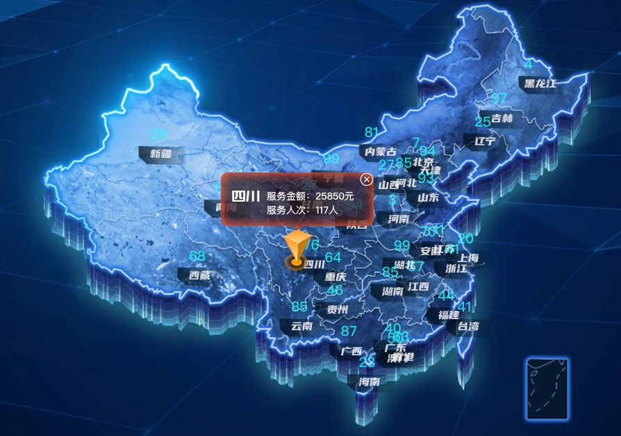 地图标注服务情况