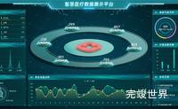 智慧医疗数据展示平台 可视化数据大屏 vue3