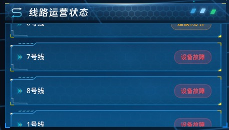 线路运营状态