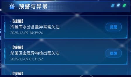 预警与异常
